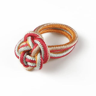 Plum Blossom Silk Ring (red)