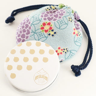Compact Mirror with Drawstring Pouch