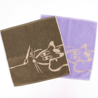 Imabari hand towel (Byakko-light purple)